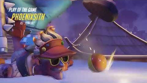 INSANE JUNKRAT TEAMKILL OVERWATCH PLAY OF THE GAME