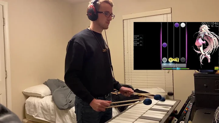 Osu Mania with Four Mallet Electric Xylophone