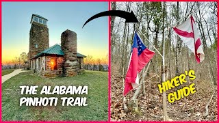 Hikers Guide - Alabama Pinhoti Trail Flagg Mountain To The Flags Of Alabama & Georgia Line