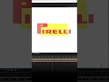 After effects logo animation process. Pirelli logo animation.