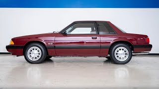1989 Ford Mustang LX 5.0 Notchback 5-Speed demo