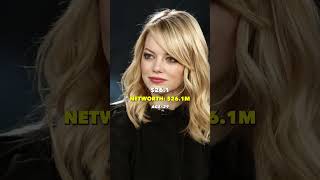 Emma Stone's Net Worth Over the Years #emmastone  #celebritynetworth #movie #celebnetworth #film