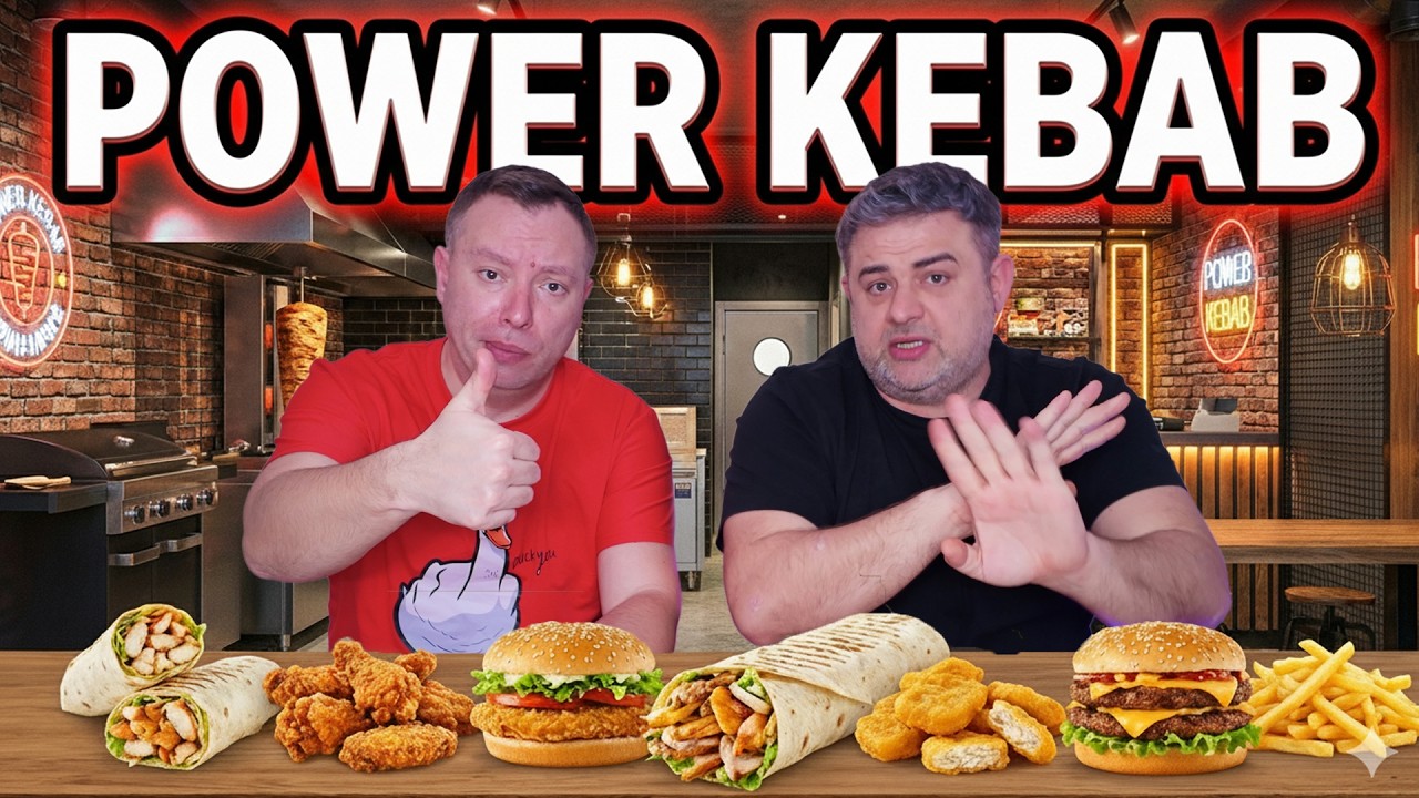 POWER KEBAB ПОПРОБОВАЛИ ПОЧТИ ВСЁ МЕНЮ