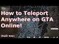 How To Job Teleport Anywhere On GTA Online [PC] [1.58]