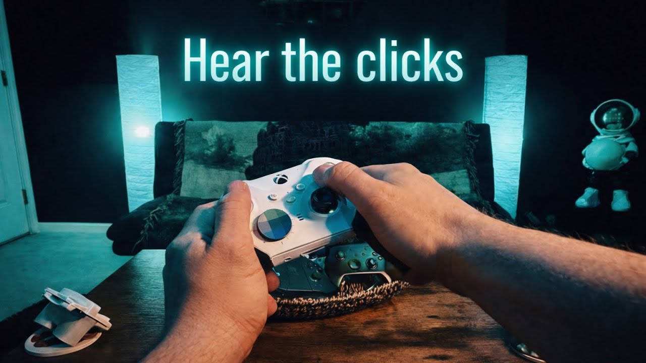 Lo-Fi Controller Sounds ASMR + Soft Spoken Rambling For Deep Relaxation & Sleep