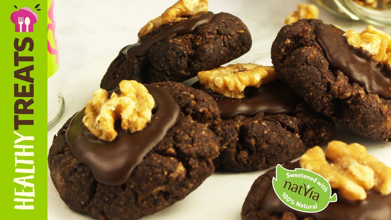 5 Ingredient Vegan Afghan Cookies, GF Low Carb Healthy Sugar Free