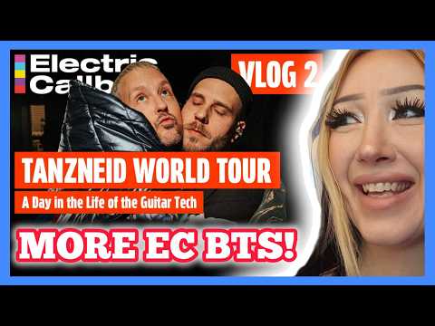 ELECTRIC CALLBOY VLOG! TANZNEID WORLD TOUR Vlog #2 – A Day in the Life of the Guitar Tech reaction