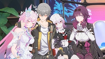 Kafka Jealous of Cyrene Cuddle with Caelus | Honkai Star Rail Animation