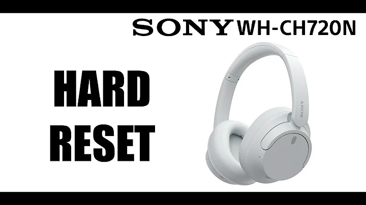 How To Hard Reset Sony WH-CH720N Headphones