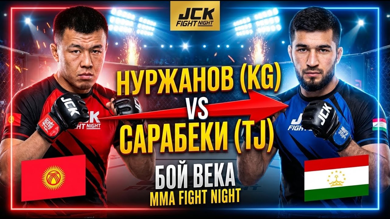 Рустамбек Нуржанов vs Сирожиддин Сарабеки  -  в Китае на турнире ”JCK Fight Night 111”