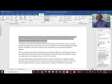 How to Translate a Word Document in Different Language  [ TRY IT NOW ]