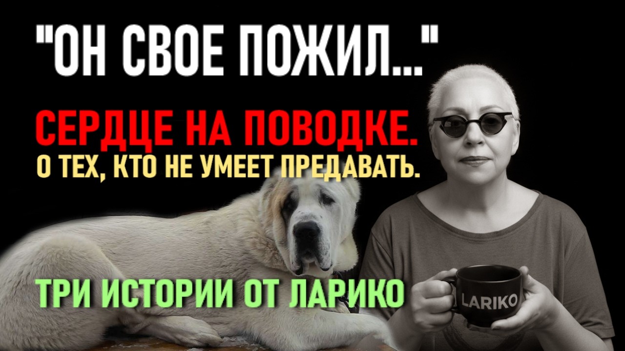 СОБАЧЬЯ ПРЕДАННОСТЬ. Три сердца, которые любили больше жизни. Читает Ларико.