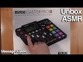 Unboxing asmr  no talking  asmr sounds  rode caster pro 2