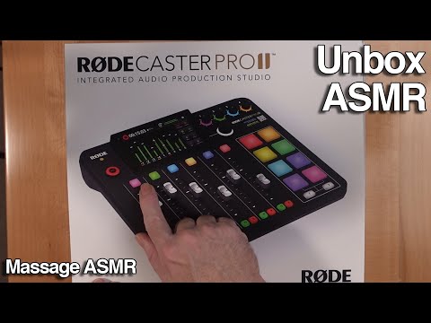 Unboxing ASMR - No Talking - ASMR Sounds - Rode Caster Pro 2