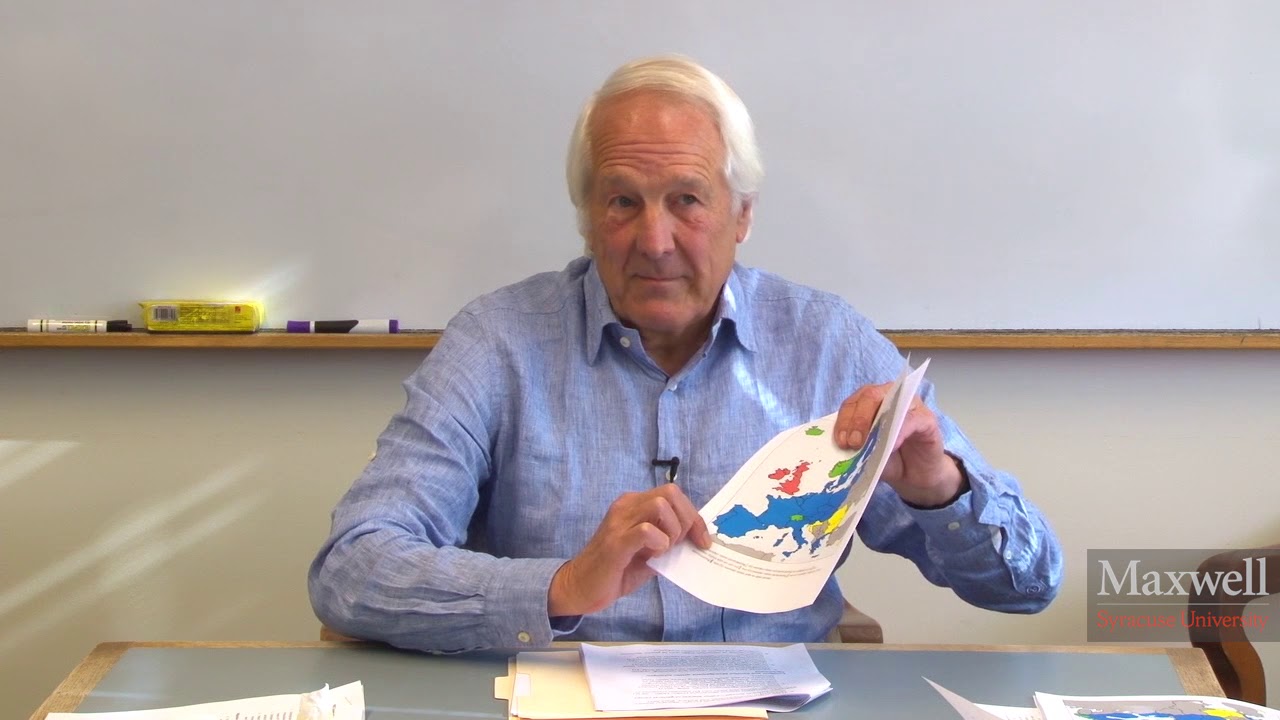 Isidor Wallimann, "Migration in Europe: Institutional Framing, Conflicts and their Management." - YouTube Maxwell School of Syracuse University