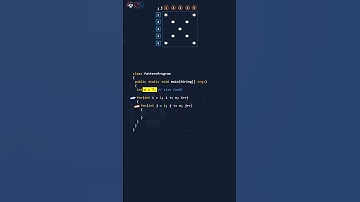 Pattern program to print X in Java - Code pattern in less than 60 seconds #shorts #patternshorts