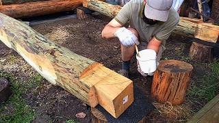 I'm continuing to build the log Сabin