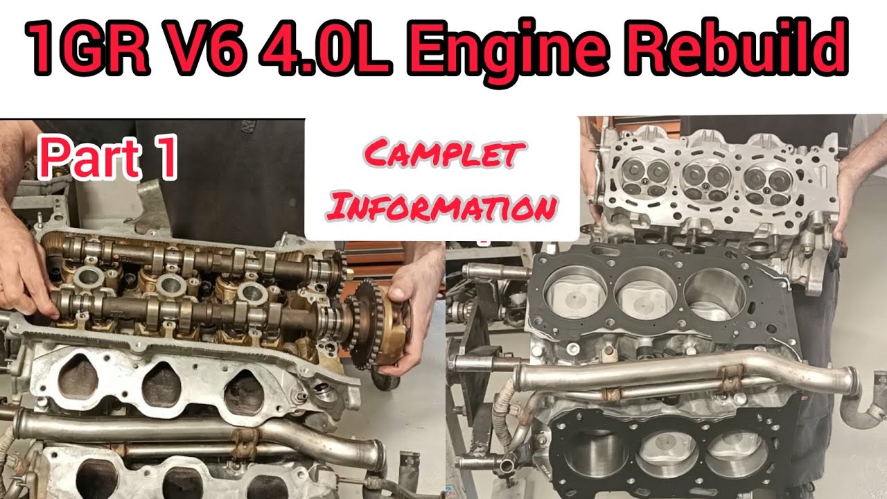 Part 11gr V6 40l Engine Rebuild Of Toyota Land Cruiser 2008 Youtube