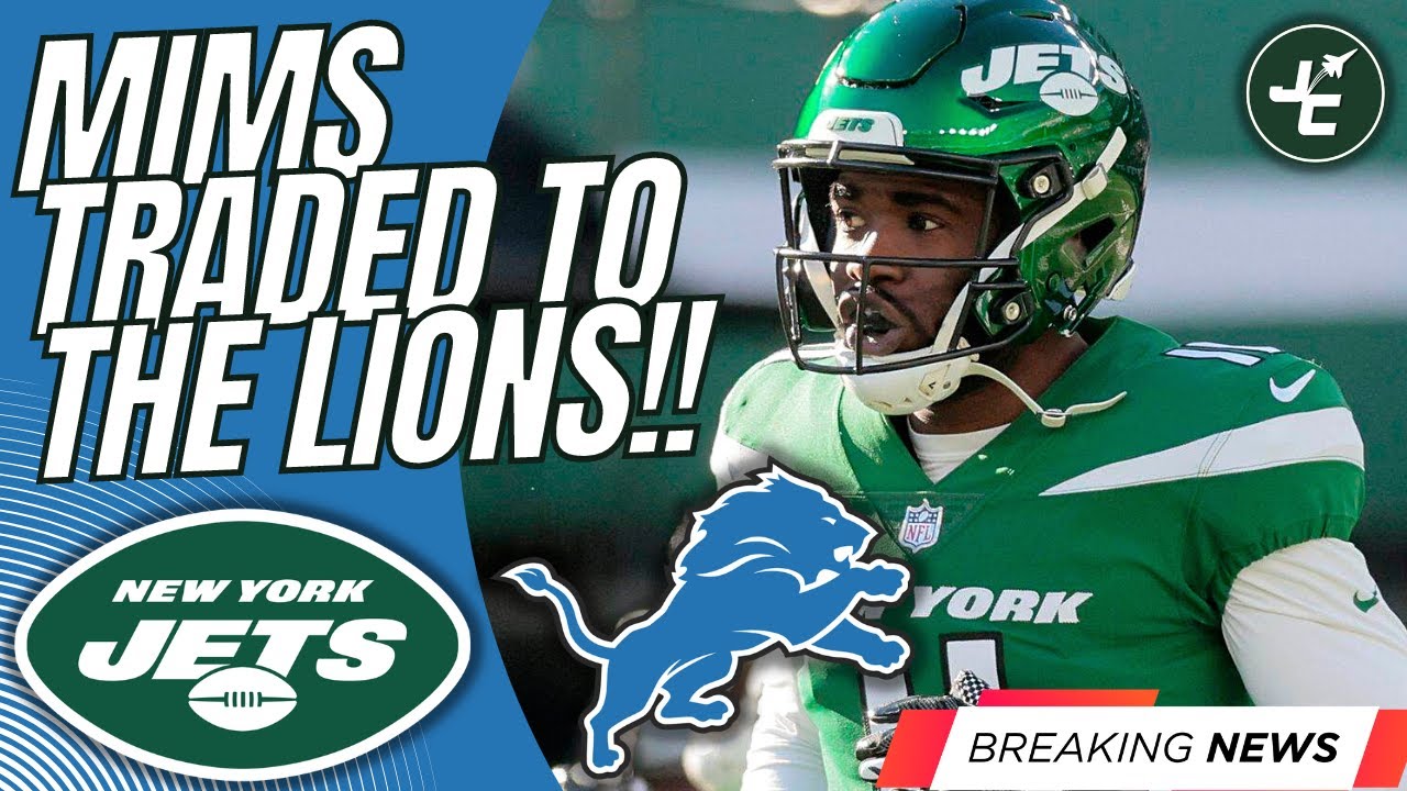 Source -- New York Jets trade WR Denzel Mims to Detroit Lions ...