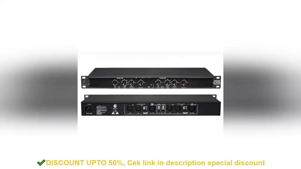 Dbx 223XL 234XL 223xs 234xs Stage Performance Electronic Frequency Divider, Two-way Frequency, Three