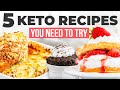 5 MUST TRY EASY KETO RECIPES You NEED to Make For Your Family