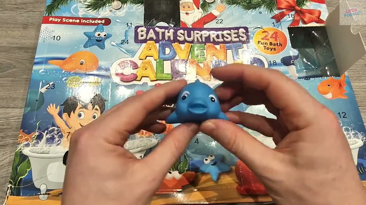 Day 9 Christmas Advent Calendar Squishies Bath Toys Opening Squishy Kawaii Mochi Fidget Toy Unboxing