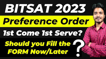 BITSAT 2023 Counselling Started | Preference Order | Class 12 Marks Upload| BITSAT 2023 2nd attempt