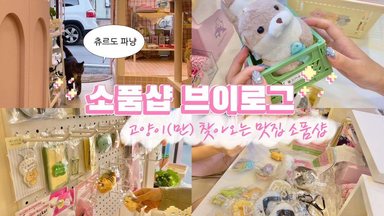 소품샵 브이로그 | 느슨해진 힐링 소품샵 판에 긴장감을 주는 사람