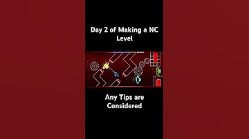 Day 2 of Making a NC Level #geometrydash #gd #gaming #gaming #games