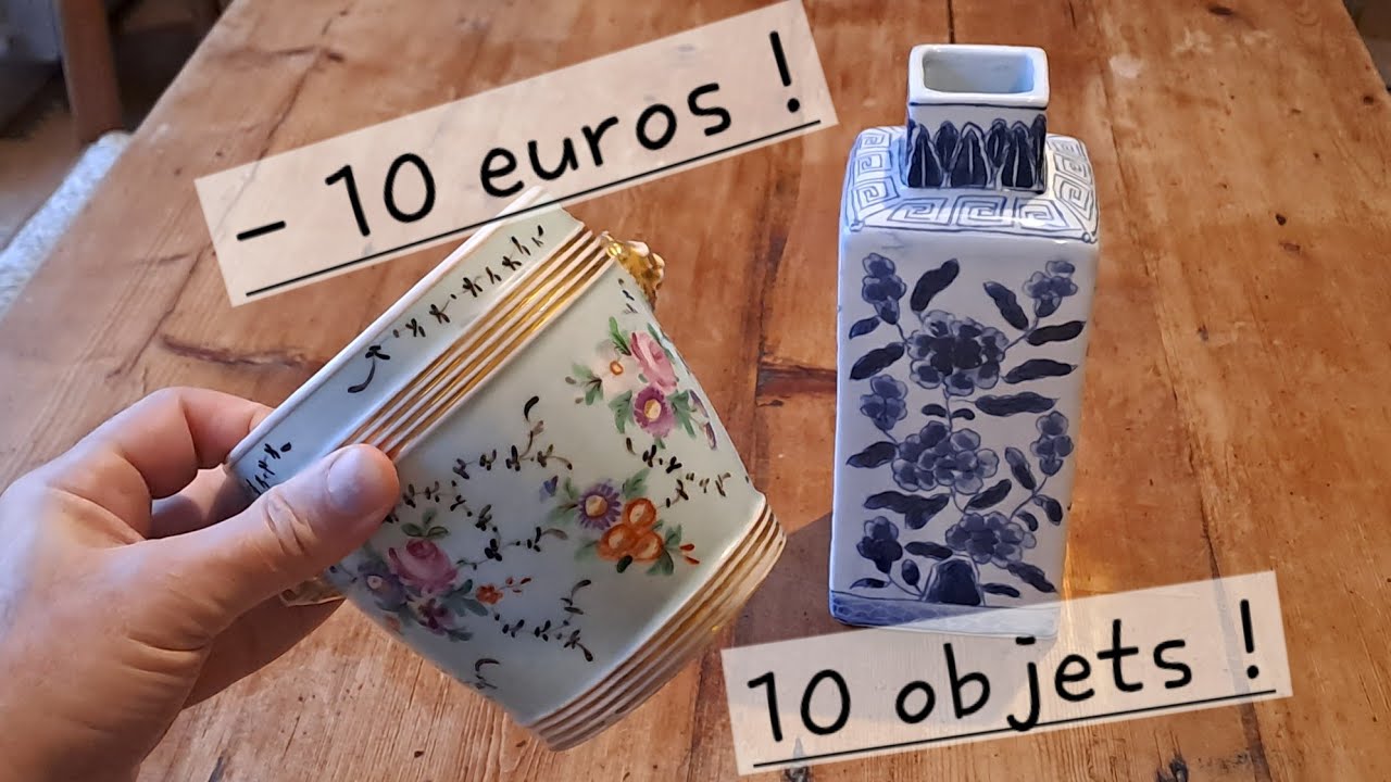 10 objets à moins de 10 euros ! Personne n'en veut ? Prenons-les !