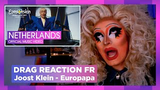Joost Klein - Europapa - 🇳🇱 Pays-Bas Eurovision 2024 | Drag Queen Réaction FR