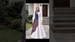 inspirasi gamis muslimah elegan cocok buat lebaran idul Adha #gamismuslimah #fashion #design