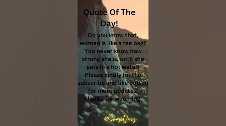 Unveiling the Hidden Strength: Women, Tea Bags, and Hot Waters"   💪🏼💫" - DayDayNews