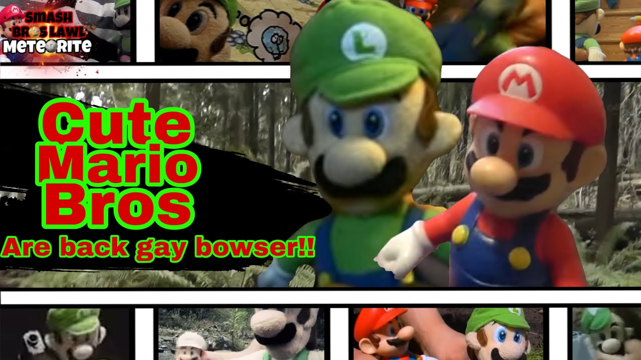 Smash Bros Lawl Meteorite Moveset; Cute Mario Bros