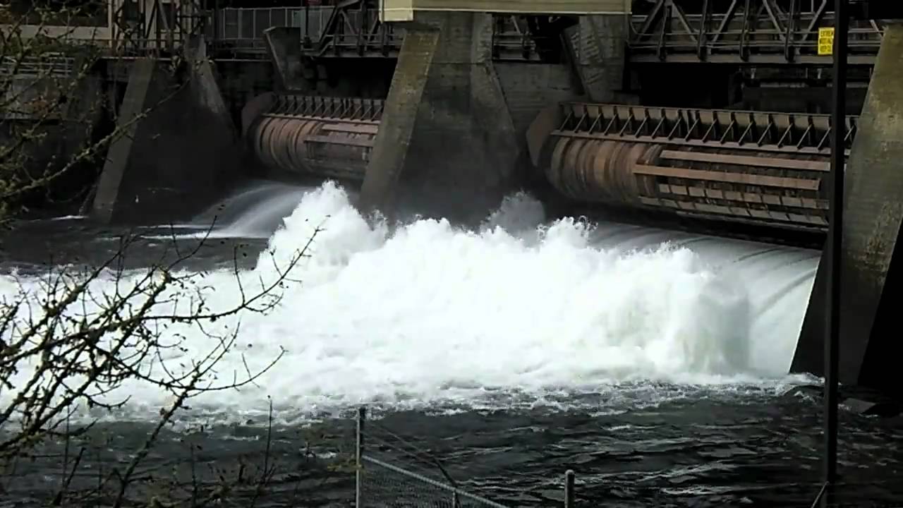Relaxing Calming Nature Scenes At Leaburg Dam - YouTube