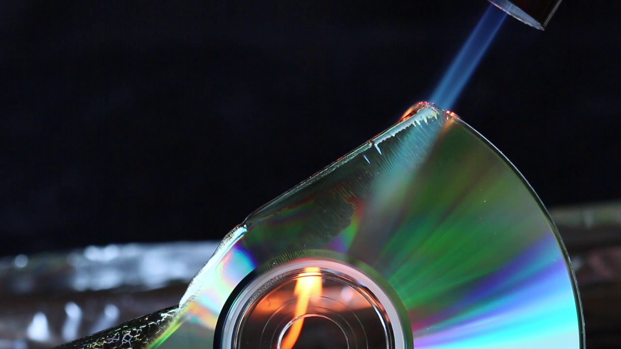 Melting CD vs Blow Torch