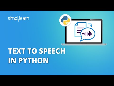 Text To Speech In Python | Python Text To Speech Code | Python | #Shorts | Simplilearn