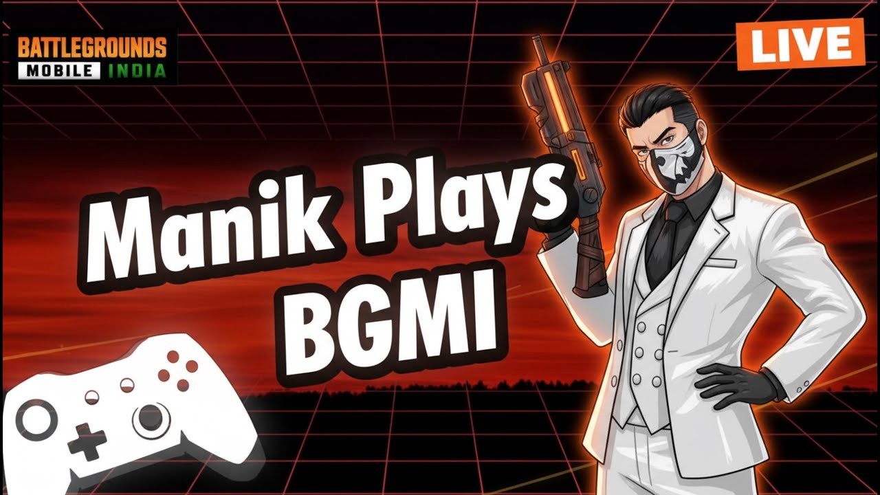 First Gaming Video ! Manik Plays BGMI Live Stream ! Fun matches, and good vibes only 😎