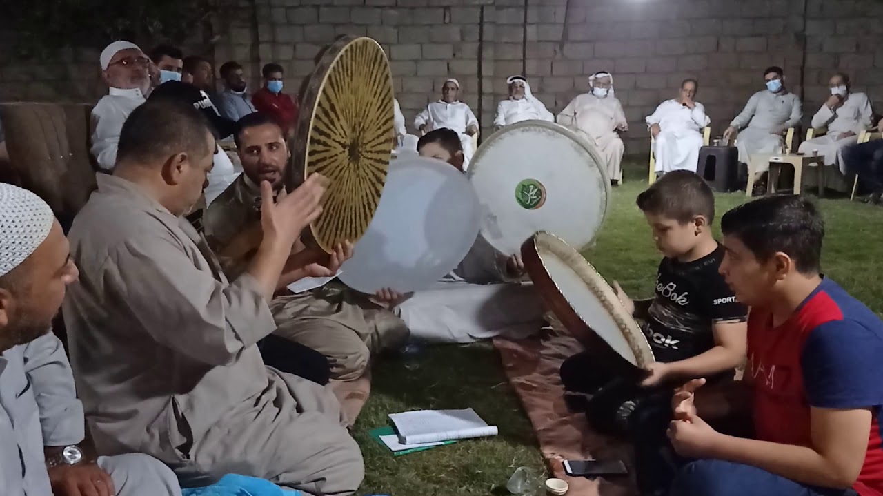 المداح سيد وليد الكردوشي في دار المرحوم الحاج محمود محمدصالح الكردوشي