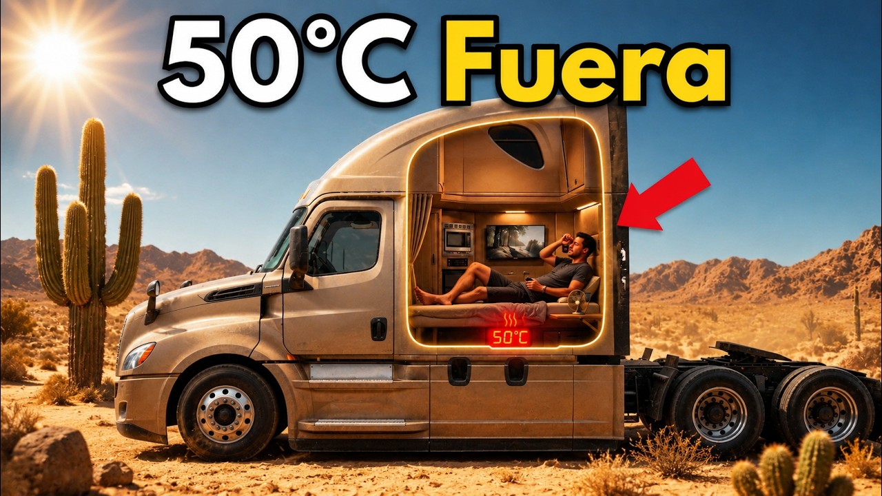 Cómo los Camioneros Sobreviven a Temperaturas de 50ºC