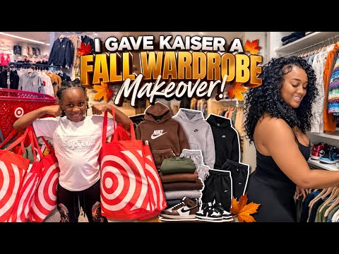I GAVE KAISER A $1000 FALL WARDROBE MAKEOVER !