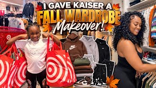 I GAVE KAISER A $1000 FALL WARDROBE MAKEOVER !