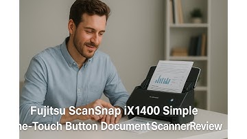 📄 Fujitsu ScanSnap iX1400 Simple One-Touch Button Document Scanner Review 🖨️