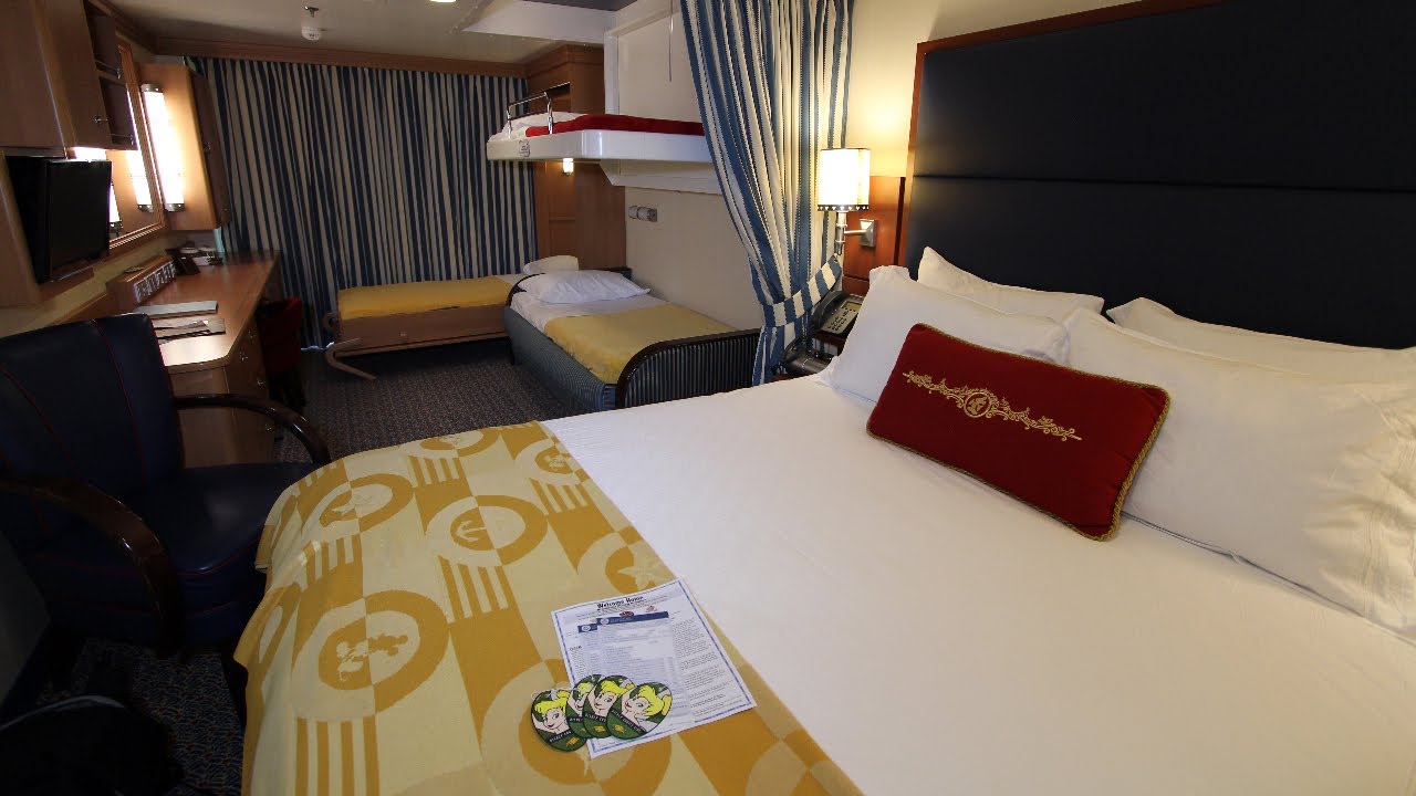 disney cruise line deluxe family oceanview stateroom with verandah