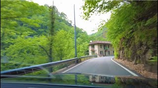 Driving through Cannobina Valley||Valle Cannobina Scenery