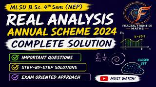 MLSU Real Analysis Annual Scheme 2024 Solution | Complete Paper Discussion | B.Sc. 4th Semester NEP