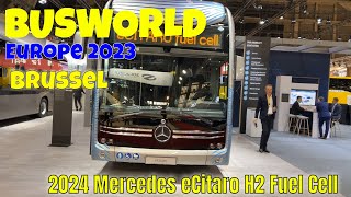 2024 Mercedes eCitaro H2 Fuel Cell - Interior And Exterior- Busworld Europe 2023 Brussel
