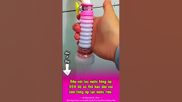 Đầu vòi lọc nước tăng áp 360 độ có thể kéo dài vòi làm tăng áp lực nước rửa chén bát có khóa cổ dê