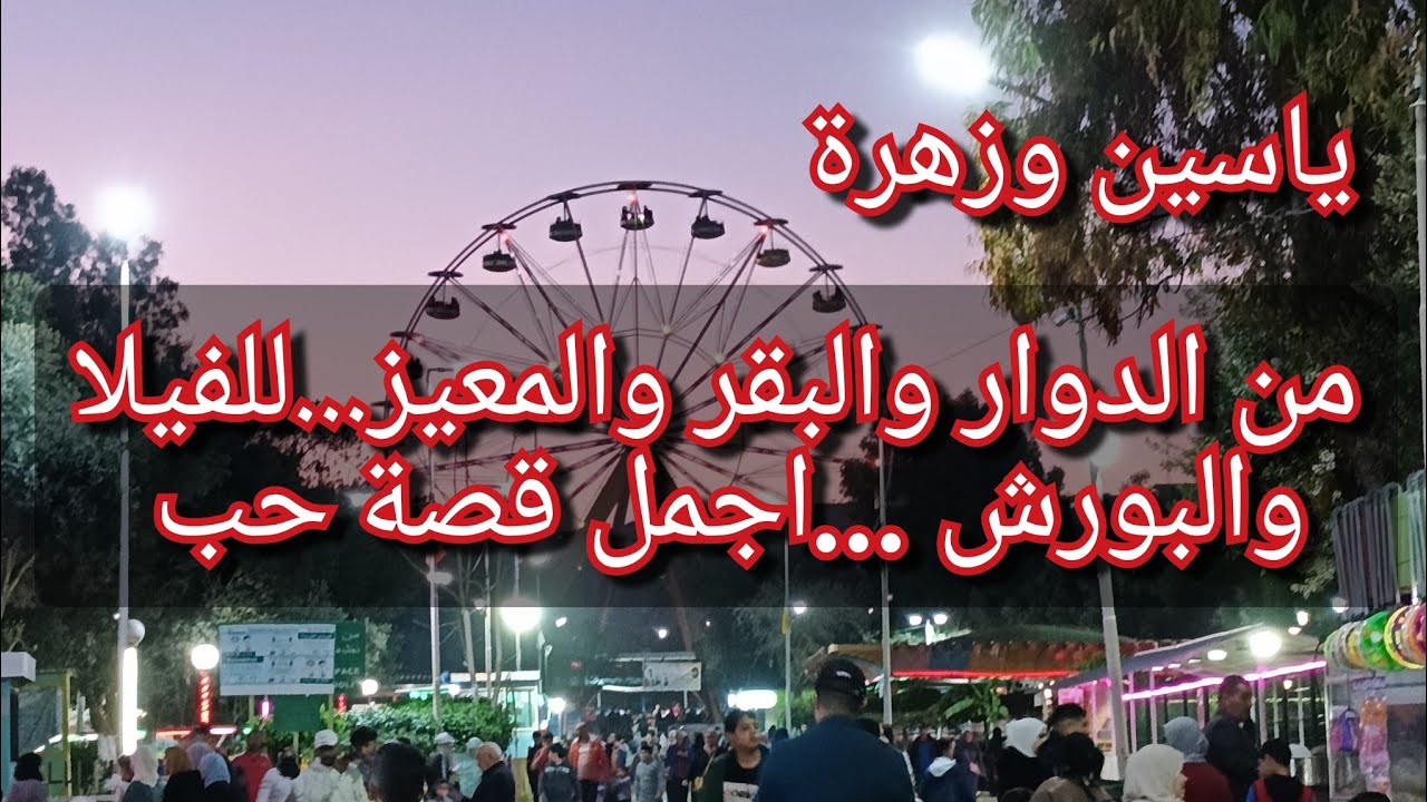 قصة ياسين وزهرة الي جمعتهم اجمل قصة حب وفرقتهم الي ماتخافش ربي💔😭من الدوار والبقر للفيلا والحطات😭💔❤️