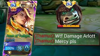 HOW TO DEAL AGAINST THAMUZ IN EXP LANE!? | ARLOTT VS THAMUZ - MLBB
